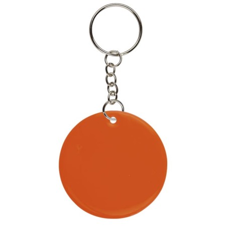 PORTE-CLÉS RÉFLÉCHISSANT FRIZY CERCLE ORANGE