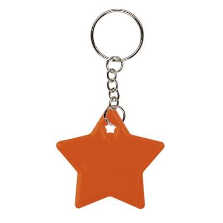 PORTA-CHAVES REFLECTOR FRIZY STAR LARANJA