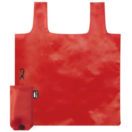 BOLSA RPET PLEGABLE RESTUN ROJO