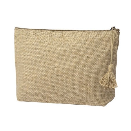 LAMINATED JUTE BEAUTY BAG LINDAK