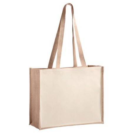 SAC EN JUTE STRATIFIÉ/COTON ROTIN