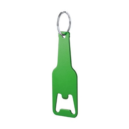 GREEN ALUMINIUM KEY RING CLEVON