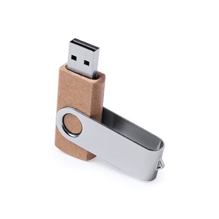 MEMORIA USB CARTON RECICLADO TRUGEL 16GB NATURAL