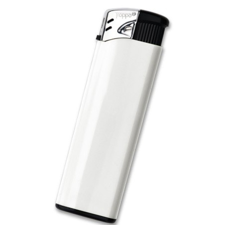 WHITE RECHARGEABLE LIGHTER NIMBUS