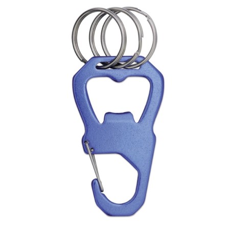 BLUE BOTTLE OPENER KEYRING KOOP