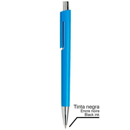 BOLIGRAFO PLASTICO BETA  AZUL TINTA NEGRA