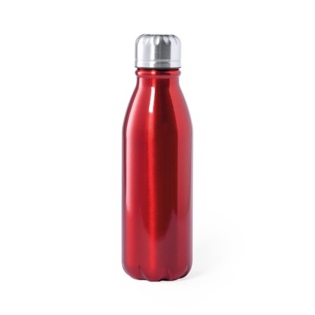 GARRAFA ALUMÍNIO 550ML VERMELHO RAICAN