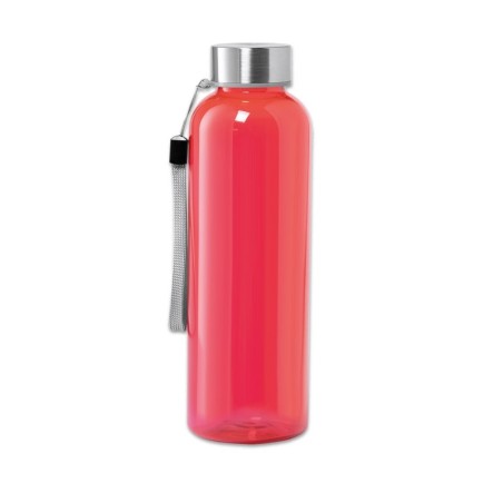 GARRAFA RPET 600ML LECIT VERMELHO