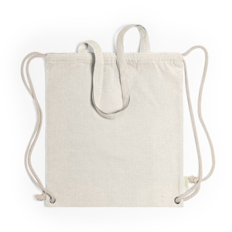 BEIGE DRAWSTRING BAG FENIN