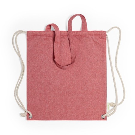 RED DRAWSTRING BAG FENIN