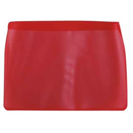 PORTE-CARTES EN PVC 1 COMPARTIMENT KARGAN ROUGE