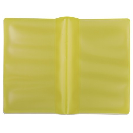 YELLOW 2-CARDS PVC COVER DEBUS