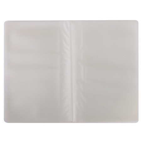 WHITE 2-CARDS PVC COVER DEBUS