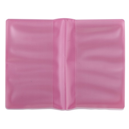 PORTE-CARTES EN PVC 2 COMPARTIMENT DEBUS ROSA