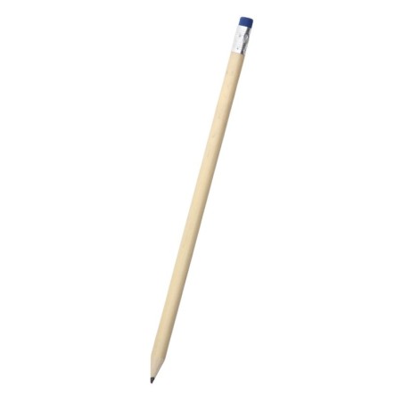 WOODEN PENCIL WITH BLUE COLORED ERASER COLROBY