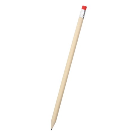 WOODEN PENCIL WITH RED COLORED ERASER COLROBY