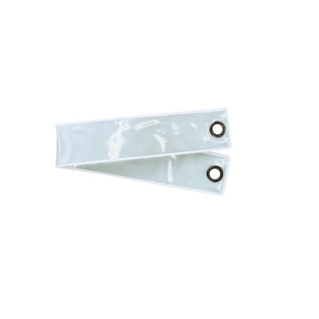 PORTA-CHAVES REFLETOR PVC REVOKE BRANCO