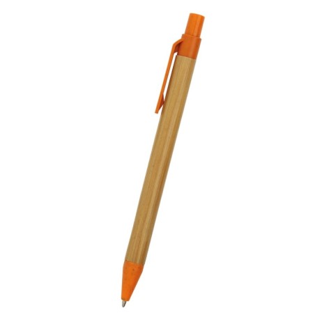 ORANGE BAMBOO AND WHEAT-STRAW/ABS PEN CHIST