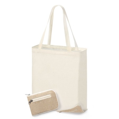 COTTON/JUTE FOLDABLE BAG DYLAN