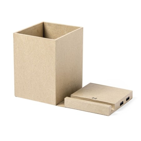 RECYCLED-CARDBOARD MULTI-FUNCTION PENCIL HOLDER SONDUR