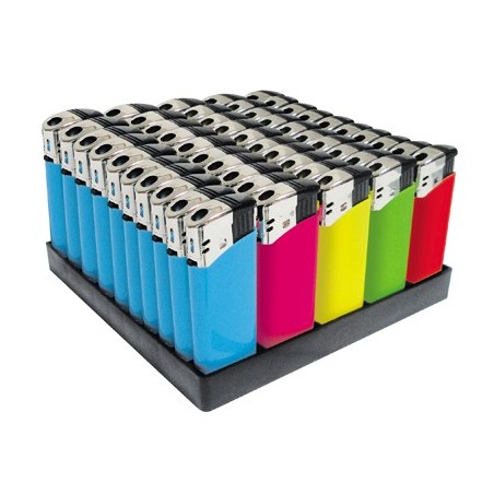 BRIQUET ELECTRONIQUE PISKI 5 COULEURS ASSORTIES