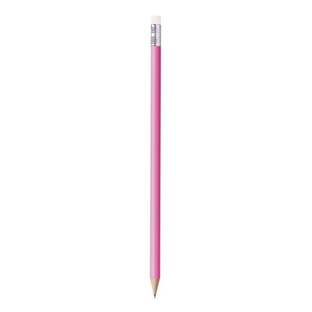 PINK ROUND PENCIL WITH ERASER LARIS