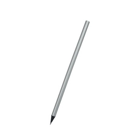 BLACK WOODEN SILVER ROUND PENCIL WITHOUT ERASER LATTO