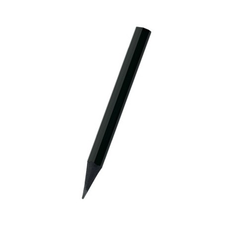 BLACK WOODEN HEXAGONAL MINI PENCIL WITHOUT ERASER LAMIC