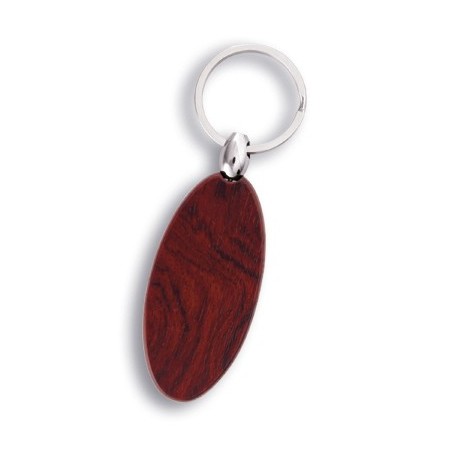 DARK WOOD KEY RING RETRO