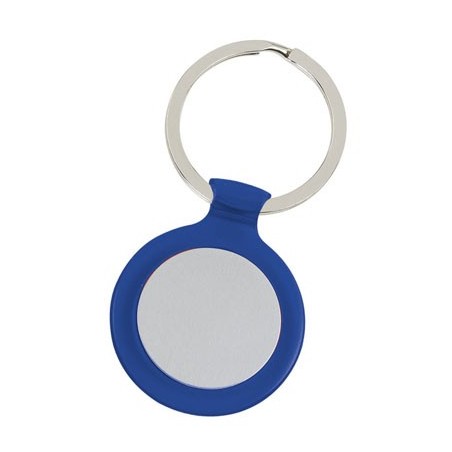 BLUE METALLIC KEY RING HELP