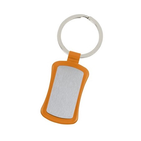 ORANGE METALLIC KEY RING NEO