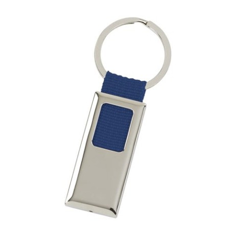 BLUE METALLIC KEY RING HOLE