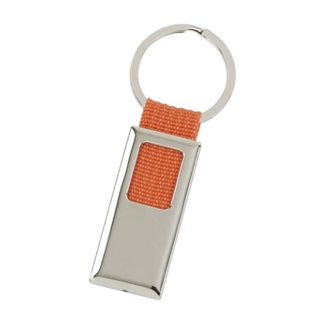 ORANGE METALLIC KEY RING HOLE