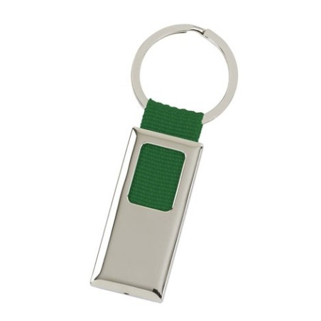 GREEN METALLIC KEY RING HOLE