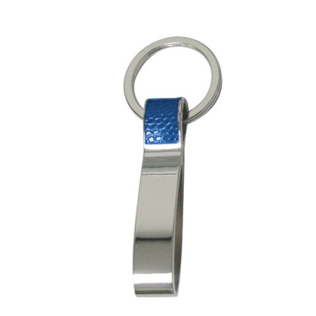 BLUE METALLIC KEY RING LAZE