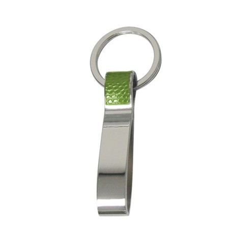 GREEN METALLIC KEY RING LAZE