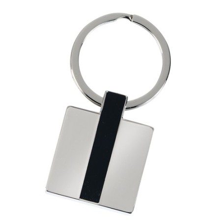 BLACK METALLIC KEY RING MARTIN