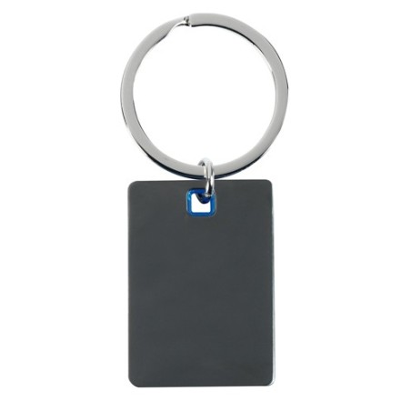 BLUE METALLIC KEY RING DORKY