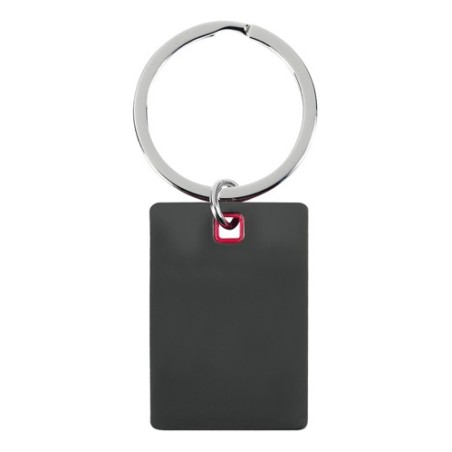 RED METALLIC KEY RING DORKY