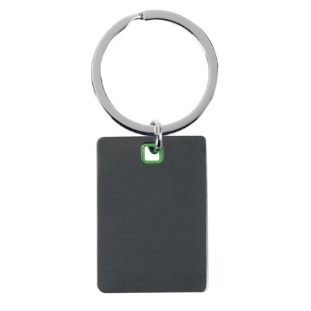 GREEN METALLIC KEY RING DORKY