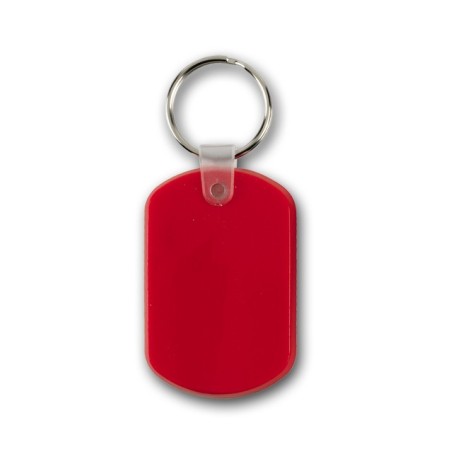 RED  KEY RING PVC NAVY