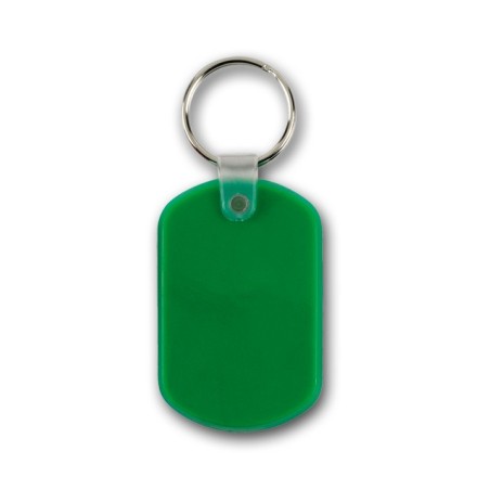 GREEN  KEY RING PVC NAVY