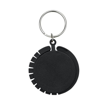 BLACK BAG HANGER KEYRING JANI