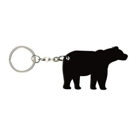 LLAVERO ALUMINIO BEAR NEGRO