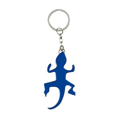 BLUE ALUMINIUM KEY RING IBIZA