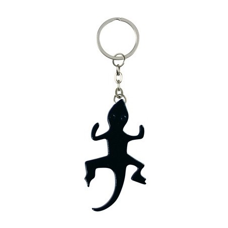 BLACK ALUMINIUM KEY RING IBIZA