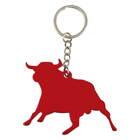 RED ALUMINIUM KEY RING TORO