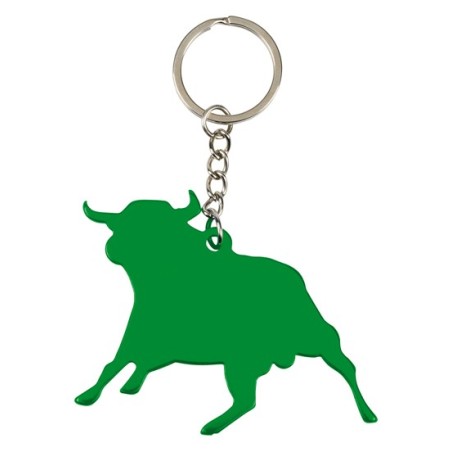 GREEN ALUMINIUM KEY RING TORO