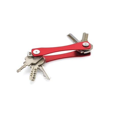 RED ALUMINIUM KEYRING SMARTY