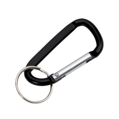 BLACK ALUMINIUM CARABINER MOSQUI